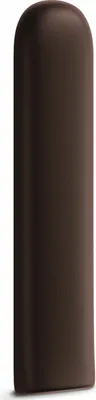 Produktbild von Polsterpaneel ovales Wandpaneel Ökoleder WANDKISSEN Bettkopfteil Wandpolster Braun 20 cm x 80 cm
