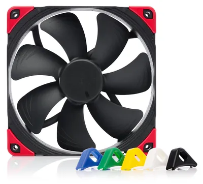 Obrázok produktu pre Noctua NF-A14 PWM chromax.black.swap, Ventilátor, 14 cm, 300 ot/min, 1500 ot/min, 140,2 m³/h, Čierna