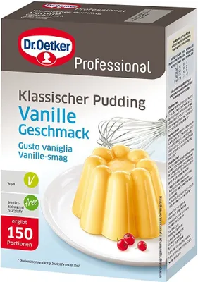 Poudre à Pudding Vanille Dr. Oetker Professionnel, Sachet De 2,5 Kg