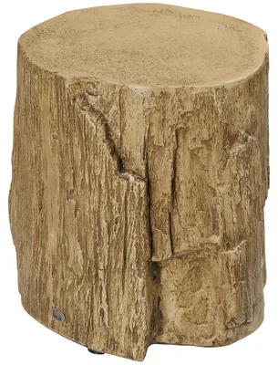 Produktbild von Beistelltisch Baumstumpf-Optik Nivillierfš¹?e 37 cm x 37 cm x 43 cm Beton Braun