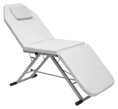 Produktbild von Massagetisch, faltbares Design, bequeme Atemöffnung, WEISS