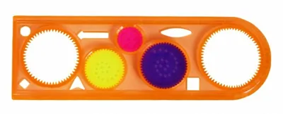 Produktbild von EDUPLAY 130-167 Spiralo Zauber Lineal, mehrfarbig