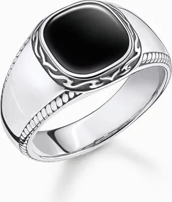 Produktbild von Thomas Sabo - TR2388-641-11-66 - Ring - Uni - 925er Silber geschwärzt - Weite 66