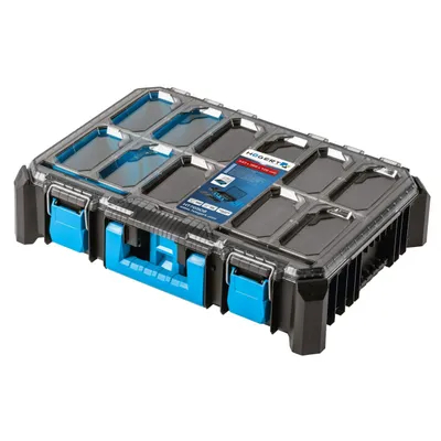 Image de Högert Technik - Organizer of Valise Haute HTM HT7G508, Mallette à outils, Boîte à outils, 5 compartiments fonctionnels, protection contre l'humidité, structure modulaire