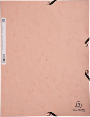 Obrázok produktu pre Doska s gumičkou, prešpánová, A4, EXACOMPTA, "Aquarel", koralová