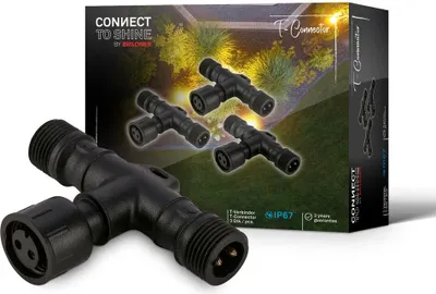 Produktbild von CONNECT TO SHINE 3er Set T-Verbinder für System-Erweiterungen, IP67