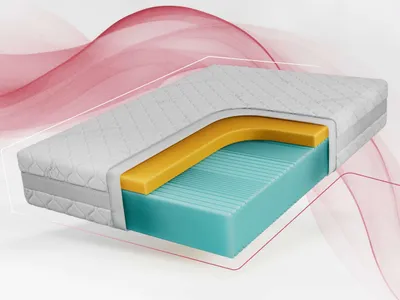 Produktbild von MKS MEBLE Schaumstoff-Matratze ORIO, 23 cm höhe, Komfortschaum H2, Antiallergische Matratze mit Visco-Schaum - SIVO - 140 x 200 cm