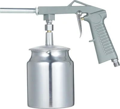 Produktbild von 750ml Farbsprühsystem Farbsprühgerät und Reinigungsbürste zum Auftragen einer sprühbaren Ladeflächenbeschichtung aus Aluminium für den Autobereich