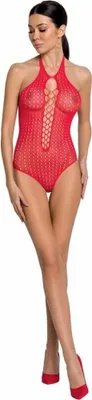 Zdjęcie produktu dla Passion Woman Bs088 Bodystocking - Czerwony Jeden Rozmiar