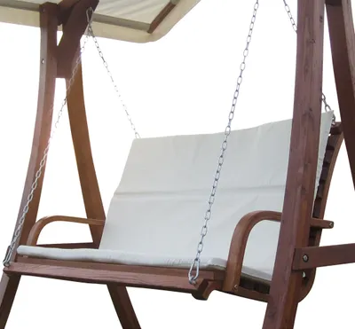 Produktbild von Design Bank aus Holz Lärche für Hollywoodschaukel 2-Sitzer KUREDO (ohne GESTELL!!!) von AS-S