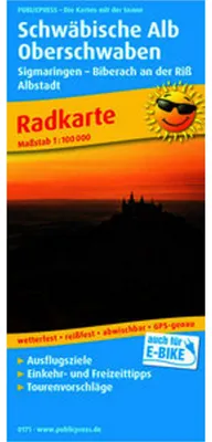 Produktbild von Schwäbische Alb und Oberschwaben, Sigmaringen - Biberach an der Riß, Albstadt 1:100 000