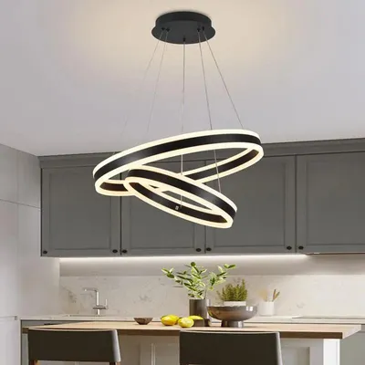 Productafbeelding van LED hanglamp + afstandsbediening, 135W