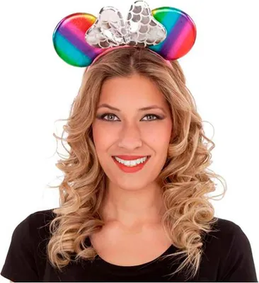 Produktbild von Mom Regenbogen Maus Stirnband Rosa  Rosa One Size