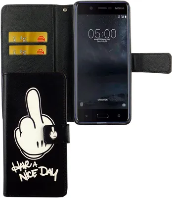 Zdjęcie produktu dla Etui na telefon komórkowy Etui na telefon komórkowy Nokia 5.1 2018 Have A Nice Day Czarny