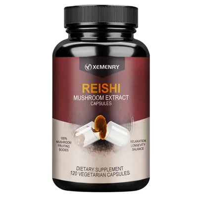Image de Extrait de champignon Reishi (Ganoderma Lucidum) 1000 mg - Santé immunitaire et cognitive