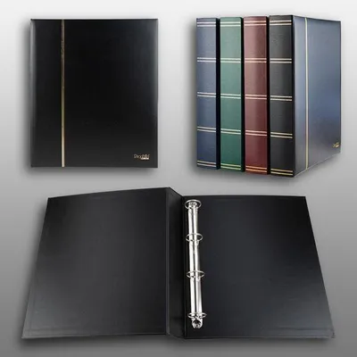 Produktbild von Prophila Collection Maxi Ringbinder für lose Einsteckblätter, variabel abheftbar, schwarz