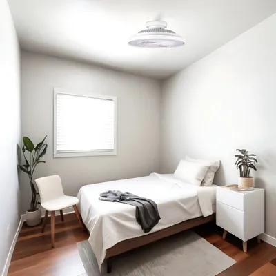 Produktbild von SALMY Deckenventilator Weiß mit Licht Wifi Ø59 cm