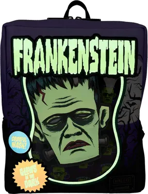 Produktbild von Universal Monsters by Loungefly Mini-Rucksack Frankenstein Neon Mask