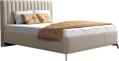 Produktbild von MIRJAN24 Polsterbett Morris, Ehebett mit Bettkasten, Polsterkopfteil, Gasdruckfeder und Lattenrost (Farbe: Fresh 01, Größe: 180x200 cm)