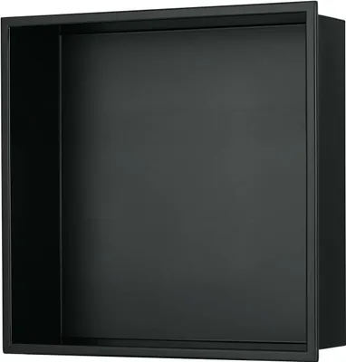 Obrázok produktu pre Nerezová nástenná nika minimal matná čierna 30x30, 60x30 cm
