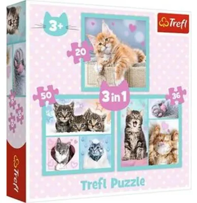 Produktbild von Trefl 34862, 50 Stück(e), Tiere, 3 Jahr(e)