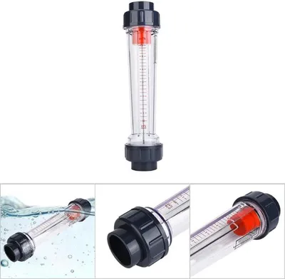 Durchflussmesser 50 mm Innendurchmesser - Durchflussmessung - ABS Kunststoff - Transparentes Panel - Genauigkeit <4%