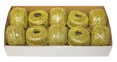 Produktbild von Gedrehte KORDEL "Cordonnet" metallic GOLDINA 1mm/20m GOLD