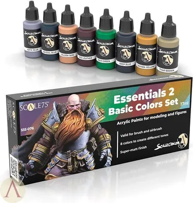Produktbild von Essentials Basic Colors Paint Set 2 (8x17ml)
