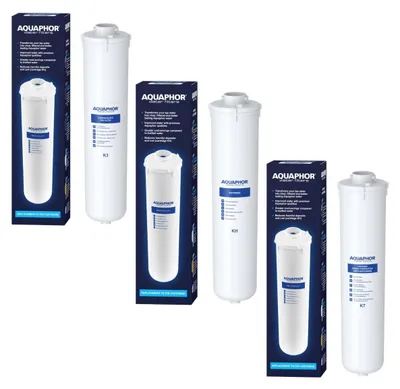 Obrázok produktu pre Súprava vodných filtrov AQUAPHOR Crystal H K3 - KH - K7 Zmäkčovač vody s mikrofiltráciou až do 0,8 mikrometra pre tvrdú vodu