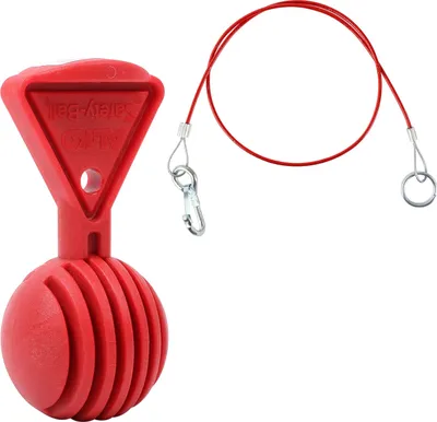 Produktbild von Al-Ko Safety Ball rot + Abreißseil Rot 100 cm mit Karabiner und Ring