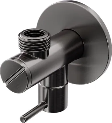 Immagine prodotto di Steinberg Série 100 Vanne d'angle, G1/2, avec raccord 3/8 pour tuyau flexible, 1001640BGM, 1001640BGM