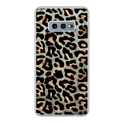 Produktbild von MuchoWow® Handyhülle Schutzhülle Hülle für Samsung Galaxy S10e Tiermuster - Panther - Braun Silikon Softcase Handy Hülle - Handy