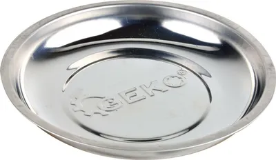 Produktbild von GEKO | Magnetschale für Werkzeuge, 150mm, Edelstahl Magnet-Teller, Magnetteller, Magnet-Haftschale, Magnetische Ablageschale