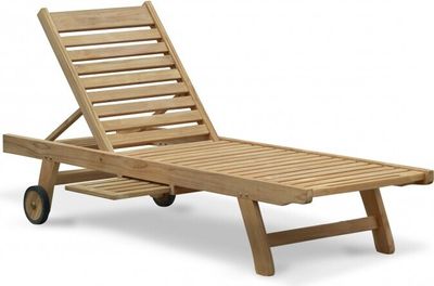 Gartenliege Genua Teak Massivholz von Teako Design