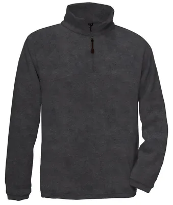 Immagine prodotto di B&C - Felpa "Highlander+" da uomo con zip corta FK2452 (XL) (antracite)