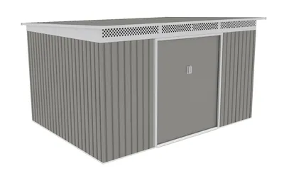 Obrázek produktu pro Zahradní domek G21 GRAH 915 - 340 x 269 cm, metalický šedý