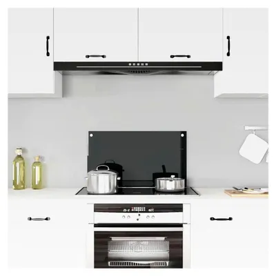Produktbild von Küchenrückwand aus Hartglas in Schwarz 70x40 cm