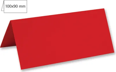 Produktbild von 5 Tischkarten kardinalrot