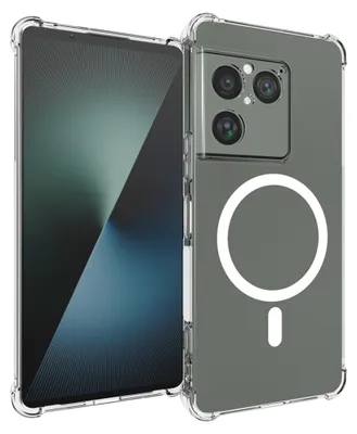 Immagine prodotto di Custodia protettiva MagSafe, compatibile con Sony Xperia 1 VIII, in silicone e plastica, trasparente