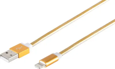 Produktbild von USB-Ladekabel A Stecker auf 8-pin Stecker 0,9m