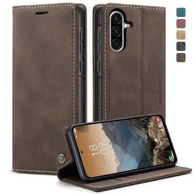 Zdjęcie produktu dla Etui samsung galaxy A36 skórzane z klapką portfel karty
