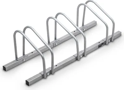 Produktbild von Bituxx 3er Fahrradständer, silber, MS-16133