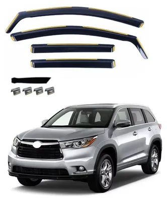Productafbeelding van Set van 4 windschermen voor de TOYOTA HIGHLANDER III (2013–2019)