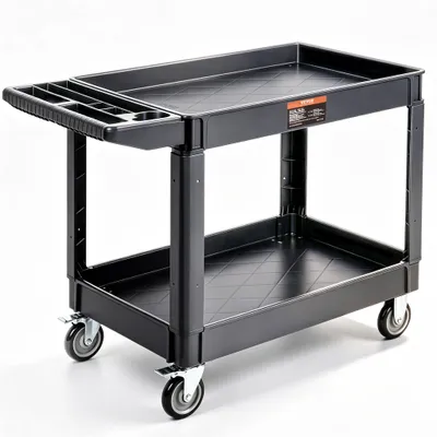Produktbild von VEVOR Servierwagen 249kg Tragfähigkeit Abräumwagen 116x65x85cm Servicewagen aus