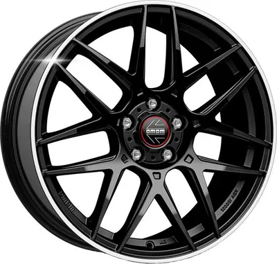 Produktbild von ALUFELGE MOMO Competizione 8x18 5x112 ET 30 GLOSSY BLACK POLISHED