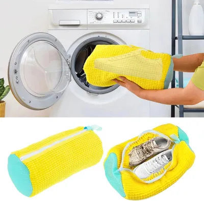 Zdjęcie produktu dla Worek Do Prania Butów Obuwia Siatka Torba Do Pralki Ochronna Zestaw 2 Szt.