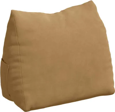 Obrázok produktu pre vidaXL Zadný vankúš hnedý 45 x 20 x 35 cm manšestrová látka