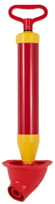Image de Déboucheur de toilettes haute pression - Déboucheur de toilettes - Déboucheur de canalisations - Ventouse antidérapante - Matériau durable - Facile à utiliser - Déboucheur de toilettes