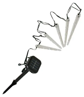 Produktbild von Solar Lichterkette, Erdspieß, 12x LED, Länge 170 cm