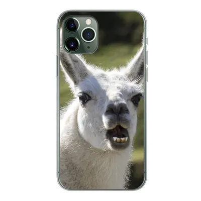 Produktbild von MuchoWow® Handyhülle Schutzhülle Hülle für iPhone 11 Pro Lama - Lustig - Kinder - Jungen - Mädchen - Kinder Silikon Softcase Handy Hülle - Handy